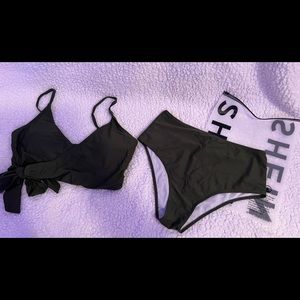 SHEIN high waisted bikini set